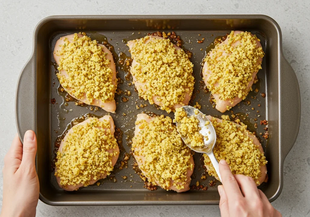 Add the Parmesan Crust