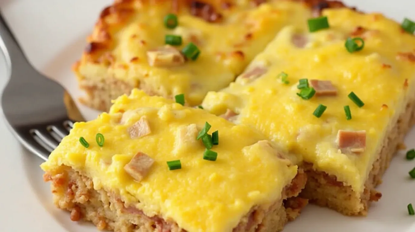 Overnight Eggs Benedict Casserole